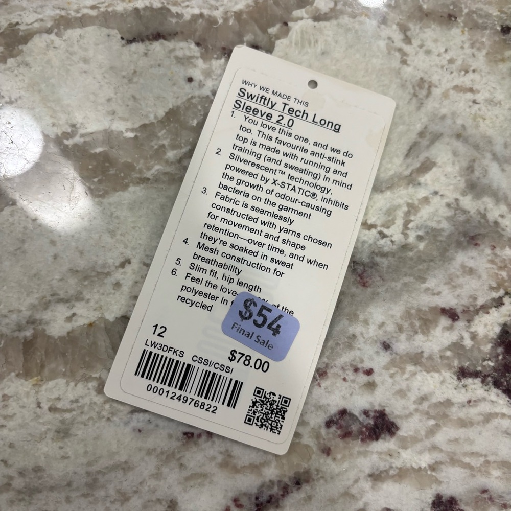 Lululemon Lululemon Swiftly Tech Long Sleeve 2.0 Cassis Burgundy Merlot 12 - Picture 7 of 8